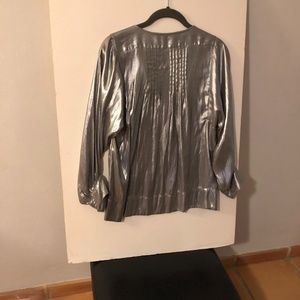 Elegant Silver Shirt
